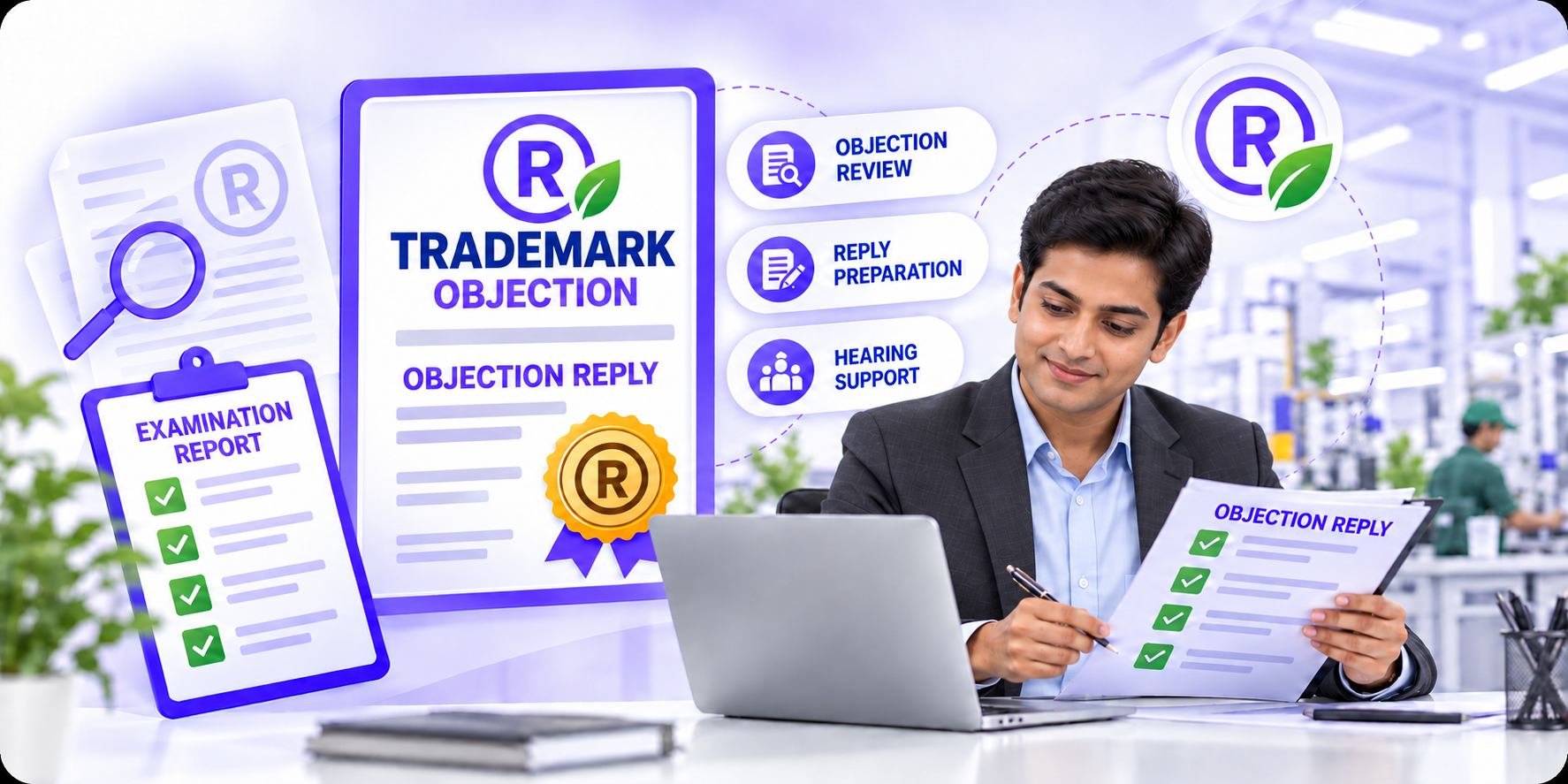 Trademark objection support